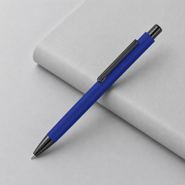 Металлическая шариковая ручка «Ellipse gum» soft touch с зеркальной гравировкой - Металлическая шариковая ручка «Ellipse gum» soft touch с зеркальной гравировкой
