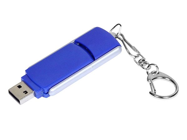 USB 3.0- флешка промо на 64 Гб с прямоугольной формы с выдвижным механизмом - USB 3.0- флешка промо на 64 Гб с прямоугольной формы с выдвижным механизмом