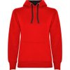Толстовка URBAN WOMAN женская, КРАСНЫЙ/ЧЕРНЫЙ 2XL