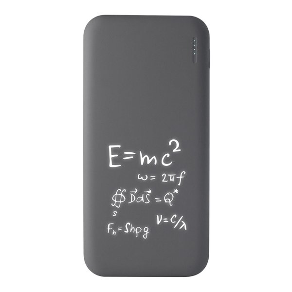 Внешний аккумулятор с подсветкой Люче (Luce) 10000 mAh, серый