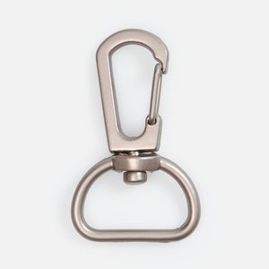 застежка-карабин snap hook, m, серебристая