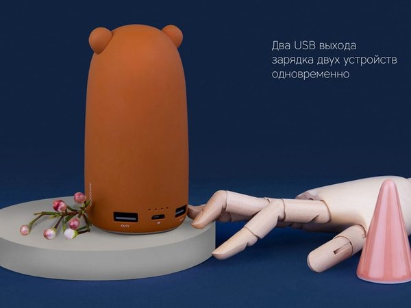 Внешний аккумулятор «NEO Teddy», 10000mAh - Внешний аккумулятор «NEO Teddy», 10000mAh