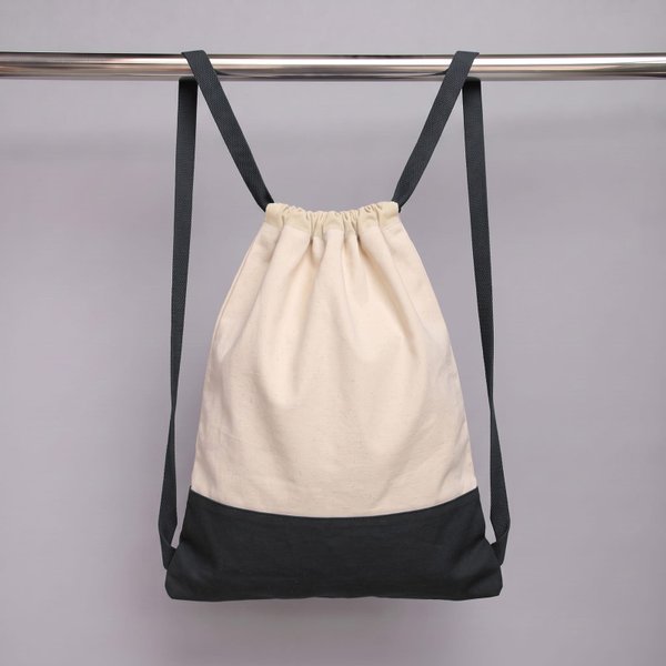 Рюкзак-мешок Cotton из хлопка, 170 г/м2 - Рюкзак-мешок Cotton из хлопка, 170 г/м2