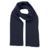 Шарф вязаный двойной "WIND SCARF"_темно-синий,100% акрил