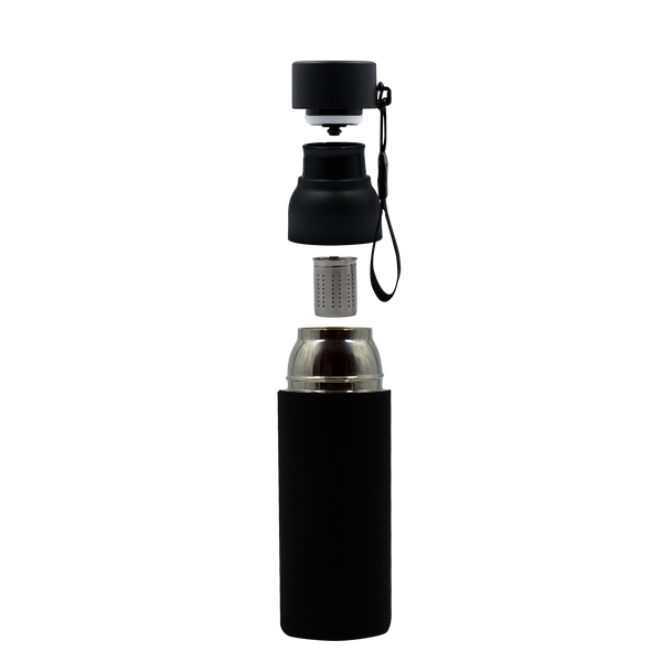 Термобутылка Button Black - Термобутылка Button Black (черный)