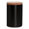 Термокружка BAMBOO с крышкой, 350мл. черный, нержавеющая сталь, бамбук