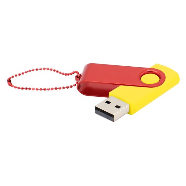 Флешка Designer To Go 2.0 USB 16Gb - Флешка Designer To Go 2.0 USB 16Gb, желтый/красный