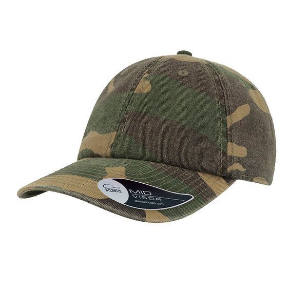 Бейсболка DAD HAT, 6 клиньев, металлическая застежка - Бейсболка "DAD HAT", 6 клиньев, металлическая застежка, камуфляж, 100% хлопок, 280 г/м2