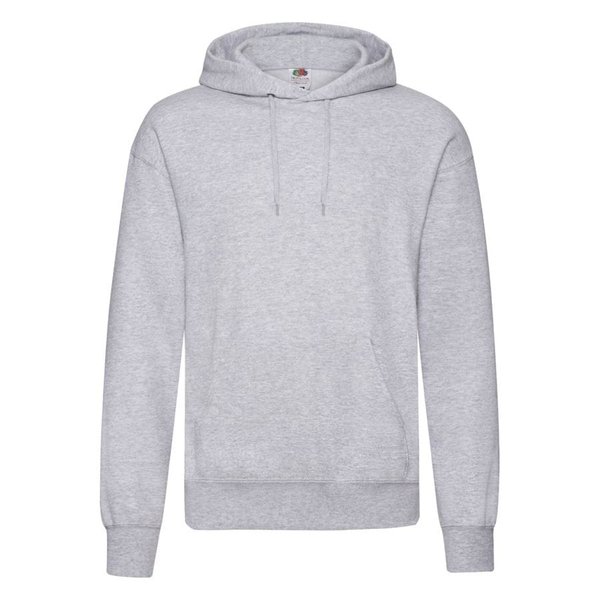 Толстовка с начесом CLASSIC HOODED SWEAT 280 - Толстовка "Classic Hooded Sweat", серый меланж_L, 80% х/б, 20% п/э, 280 г/м2