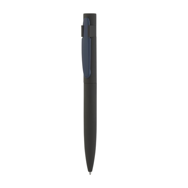 Ручка шариковая "Lip", покрытие soft touch - Ручка шариковая "Lip", покрытие soft touch черный с синим