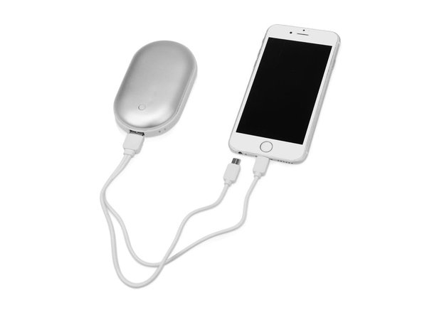 Внешний аккумулятор с функцией обогрева «Handy», 4400 mAh - Внешний аккумулятор с функцией обогрева «Handy», 4400 mAh