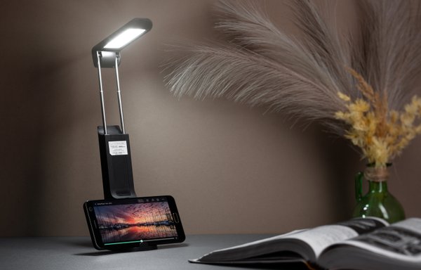 Складная лампа-фонарь "Smart LED" - Складная лампа-фонарь "Smart LED" черный