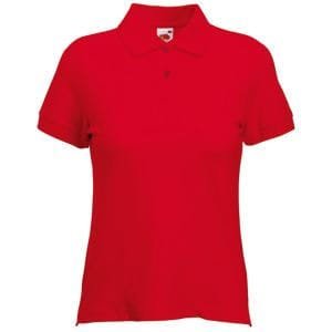 Поло женское POLO LADY-FIT 210 - Поло "Lady-Fit Polo", красный_XL, 97% х/б, 3% эластан, 220 г/м2