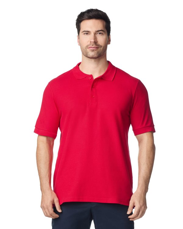 Футболка поло PREMIUM COTTON ADULT DOUBLE PIQUE - Футболка поло PREMIUM COTTON ADULT DOUBLE PIQUE, КРАСНЫЙ S