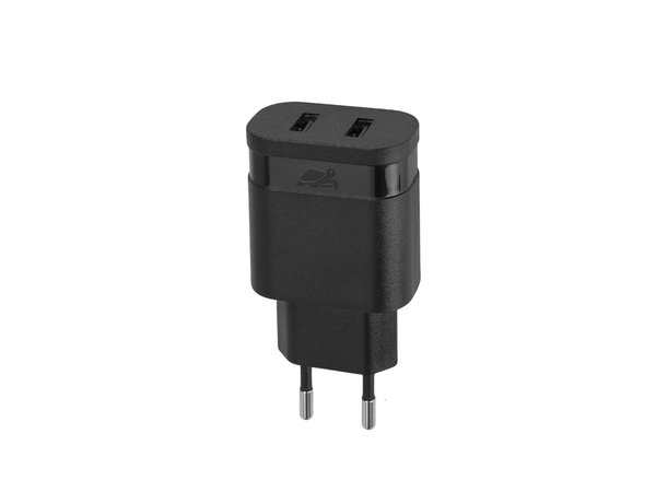 Сетевое зарядное устройство, 2 USB/2.4 A - Сетевое зарядное устройство, 2 USB/2.4 A