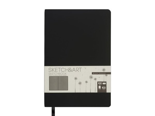 Скетчбук А5 «Sketch & Art» 100 г/м2, soft-touch - Скетчбук А5 «Sketch & Art» 100 г/м2, soft-touch