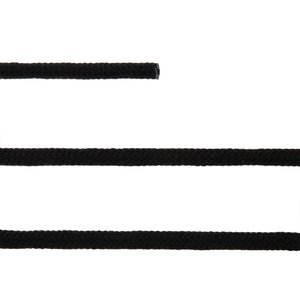 круглый шнур lasso s, черный, 40 см