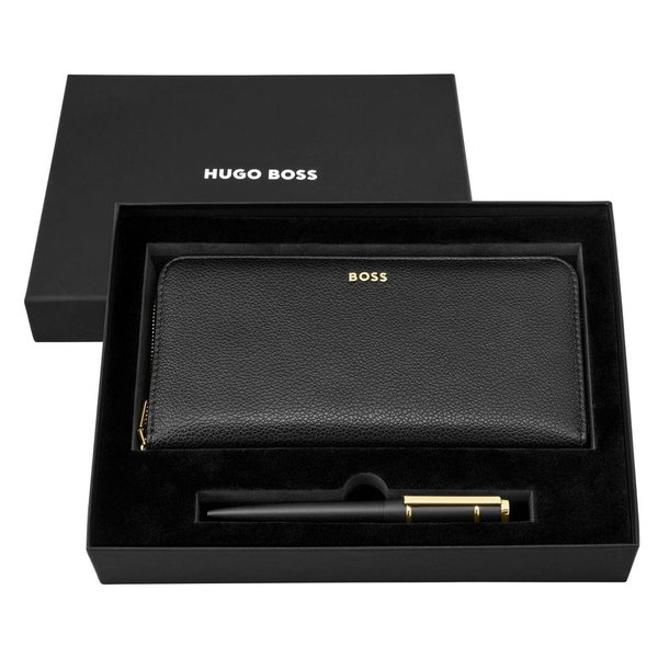 Набор HUGO BOSS (шариковая ручка и дорожный кошелек) - Набор HUGO BOSS (шариковая ручка и дорожный кошелек)