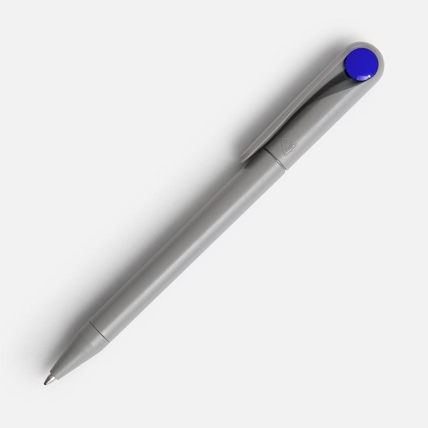 Ручка шариковая Prodir DS1 TMM Dot, серая с синим
