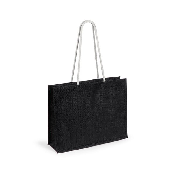 Cумка из джута HINT - Cумка из джута "Hint", джут, 44,5x35x14 см, черный