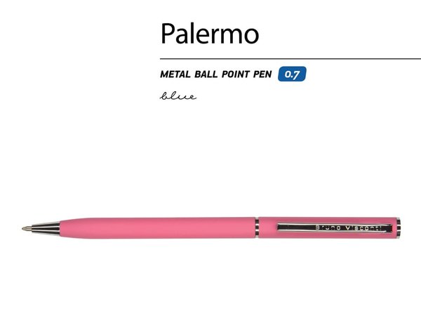 Ручка металлическая шариковая «Palermo», софт-тач - Ручка металлическая шариковая «Palermo», софт-тач