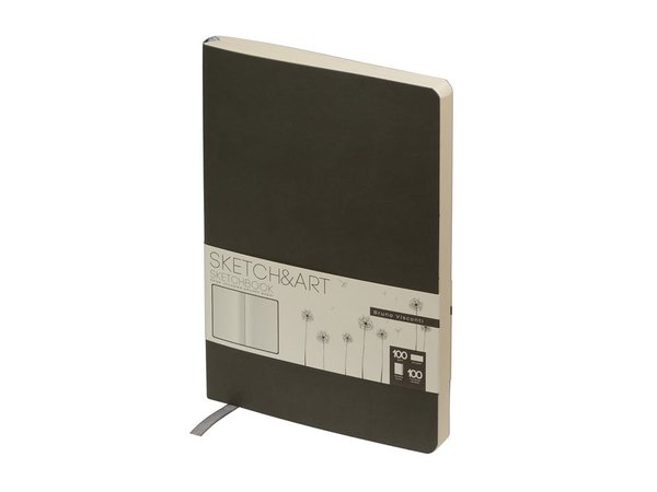 Скетчбук А5 «Sketch & Art» 100 г/м2, soft-touch - Скетчбук А5 «Sketch & Art» 100 г/м2, soft-touch