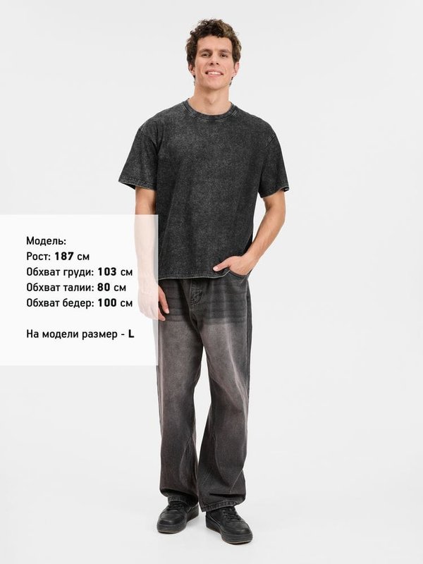 Футболка унисекс Berwi, черная