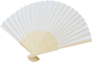складной веер bamboo cool, белый