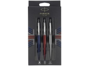 набор parker jotter london trio: ручка гелевая, ручка шариковая. карандаш