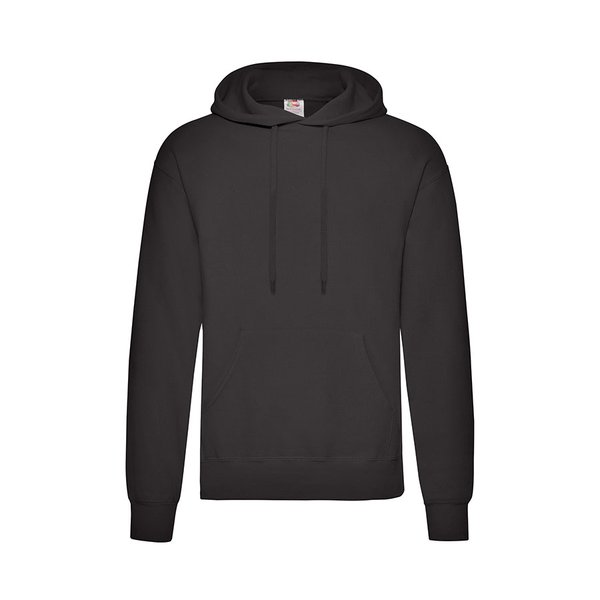 Толстовка с начесом CLASSIC HOODED SWEAT 280 - Толстовка мужская с начесом "Сlassic Hooded Sweat", черный_M, 80% х/б, 20% п/э, 280 г/м2