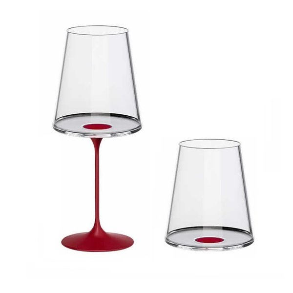 Хрустальный бокал для красного вина на магните Trebonn SplitGlass, 2 шт, 450 мл - Хрустальный бокал для красного вина на магните Trebonn SplitGlass, 2 шт, 450 мл