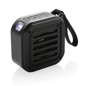 колонка из переработанного пластика rcs с фонариком и солнечной батареей, ipx5, 3 вт
