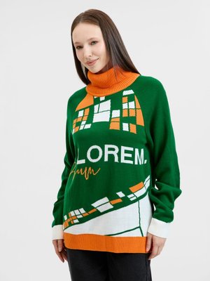 джемпер на заказ tricksy net reglan, акрил