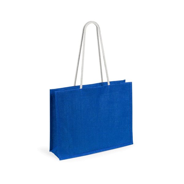 Cумка из джута HINT - Cумка из джута "Hint", джут, 44,5x35x14 см, синий