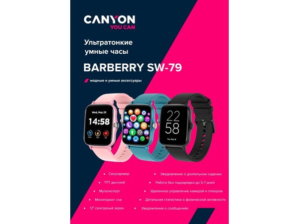 Умные часы «Barberry SW-79», IP67 - Умные часы «Barberry SW-79», IP67
