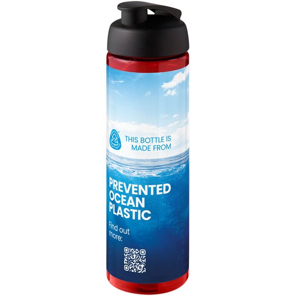 Спортивная бутылка H2O Active® Eco Vibe 850 мл с откидной крышкой - Спортивная бутылка H2O Active® Eco Vibe 850 мл с откидной крышкой