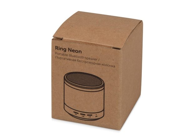 Портативная колонка «Ring neon» с подсветкой корпуса - Портативная колонка «Ring neon» с подсветкой корпуса