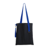 Шоппер Superbag black с ремувкой 4sb (чёрный с синим)