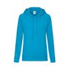 Толстовка женская "LIGHTWEIGHT", ультрамарин_XS, 80% хлопок, 20% полиэстер, 240 г/м2