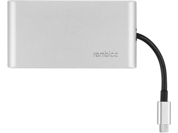Хаб 8-в-1 Type-C «Hermes», USB 3.0 x 3, Type-C PD, HDMI, LAN, картридер - Хаб 8-в-1 Type-C «Hermes», USB 3.0 x 3, Type-C PD, HDMI, LAN, картридер