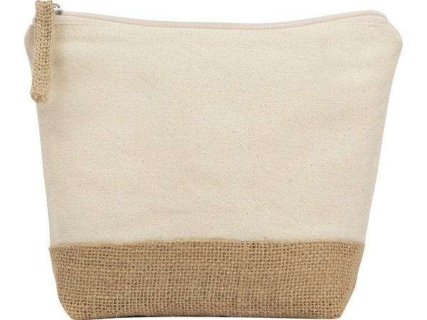 Косметичка «Jute» из хлопка и джута - Косметичка «Jute» из хлопка и джута