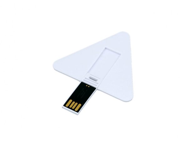 USB 2.0- флешка на 8 Гб в виде пластиковой карточки треугольной формы - USB 2.0- флешка на 8 Гб в виде пластиковой карточки треугольной формы