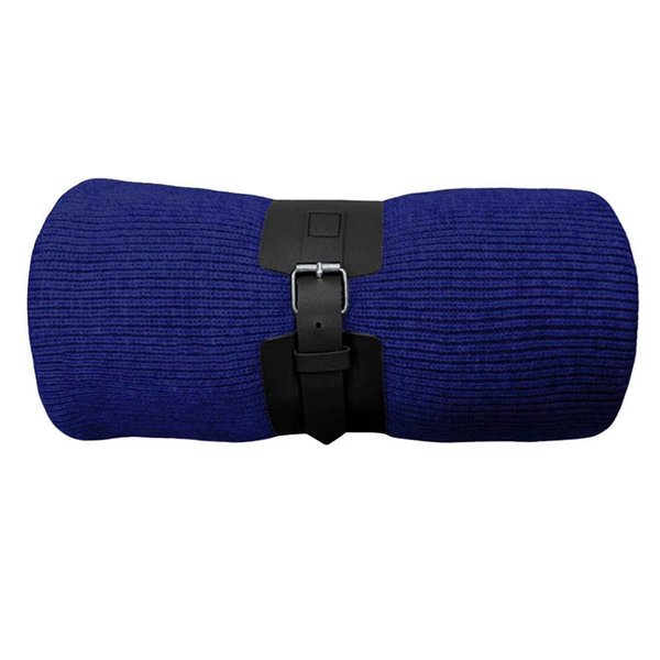 Плед "Belt"; жёлтый; 130 х 180 см; 100% акрил, с поясом - Плед "Belt"; т.синий; 130 х 180 см; 100% акрил, с поясом