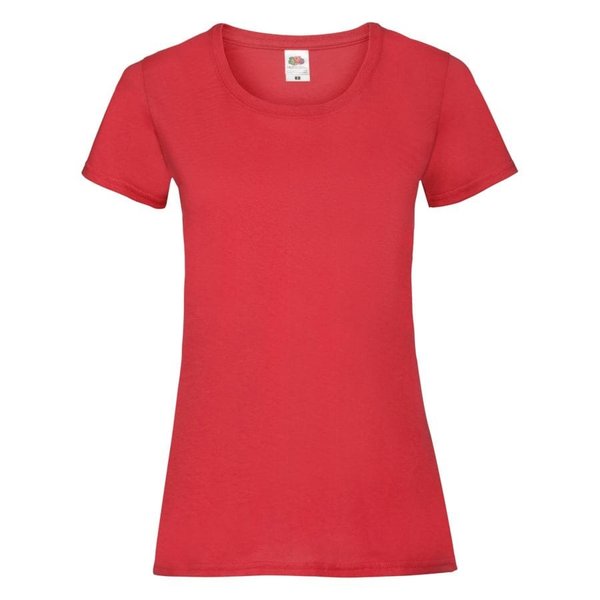 Футболка женская LADY FIT VALUEWEIGHT T 165 - Футболка "Lady-Fit Valueweight T", красный_S, 100% х/б, 165 г/м2