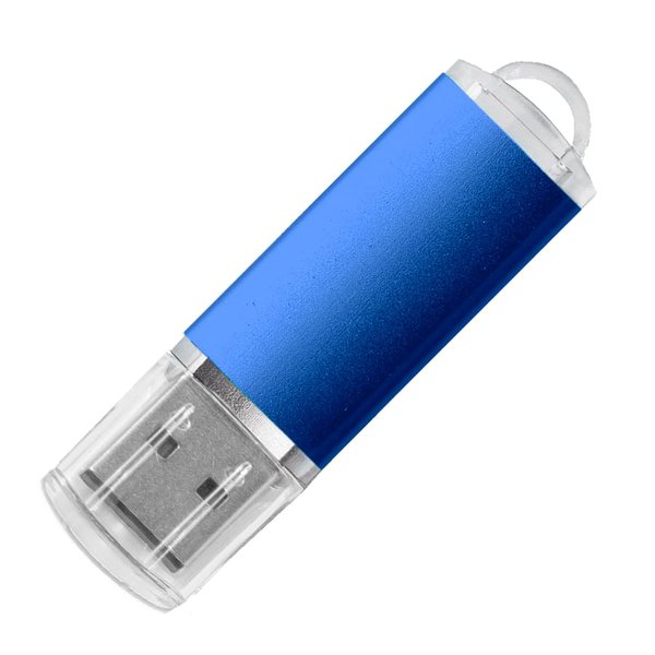 USB flash-карта ASSORTI (8Гб) - USB flash-карта "Assorti" (8Гб), синяя, 5,8х1,7х0,8 см, металл