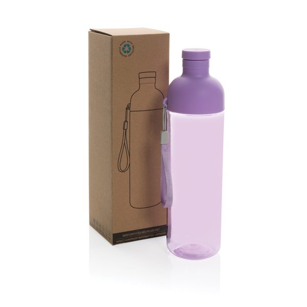 Герметичная бутылка для воды Impact из rPET RCS, 600 мл - Герметичная бутылка для воды Impact из rPET RCS, 600 мл