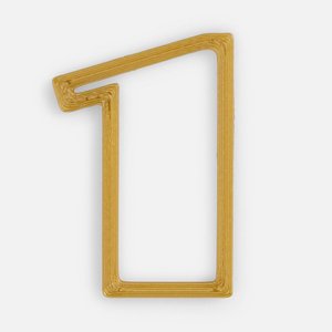 подвеска symbol, 3d-печать на заказ, цифра 1