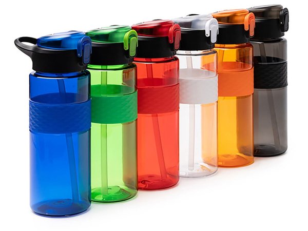 Спортивная бутылка с силиконовой трубочкой «Зонда», пПЭТ, 700 мл - Спортивная бутылка с силиконовой трубочкой «Зонда», пПЭТ, 700 мл