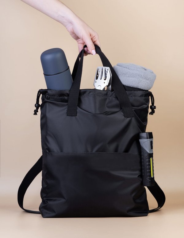 Сумка-рюкзак "Carry" - Сумка-рюкзак "Carry" черный