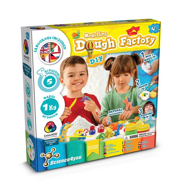 Modeling Dough Factory Kit III. Дидактическая игра поставляется с подарочным пакетом из крафт-бумаги (100 г/м²) - Modeling Dough Factory Kit III. Дидактическая игра поставляется с подарочным пакетом из крафт-бумаги (100 г/м²)